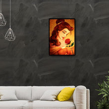 Lade das Bild in den Galerie-Viewer, Rose Prinzessin - voller quadratischer Diamant - 40x50cm