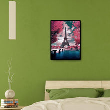 Lade das Bild in den Galerie-Viewer, Romantische EiffelTurm - voller quadratischer Diamant - 40x50cm