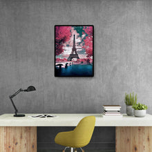 Lade das Bild in den Galerie-Viewer, Romantische EiffelTurm - voller quadratischer Diamant - 40x50cm