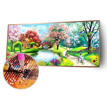 Lade das Bild in den Galerie-Viewer, Federbrücke - voller runder Diamant - 100x50cm