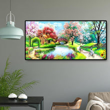 Lade das Bild in den Galerie-Viewer, Federbrücke - voller runder Diamant - 100x50cm