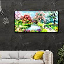 Lade das Bild in den Galerie-Viewer, Federbrücke - voller runder Diamant - 100x50cm