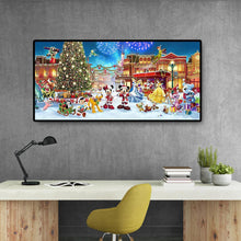 Lade das Bild in den Galerie-Viewer, Weihnachtspark Xmas - voller runder Diamant - 100x50cm