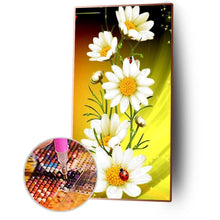 Lade das Bild in den Galerie-Viewer, Blume für Weihnachten - voller runder Diamant - 45x85cm