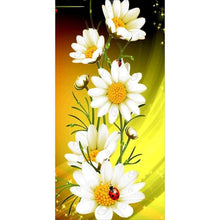 Lade das Bild in den Galerie-Viewer, Blume für Weihnachten - voller runder Diamant - 45x85cm