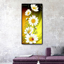 Lade das Bild in den Galerie-Viewer, Blume für Weihnachten - voller runder Diamant - 45x85cm
