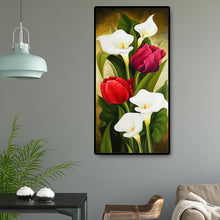 Lade das Bild in den Galerie-Viewer, Blume - voller runder Diamant - 45x85cm