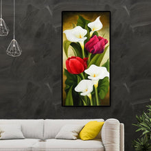 Lade das Bild in den Galerie-Viewer, Blume - voller runder Diamant - 45x85cm