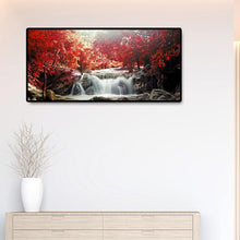 Lade das Bild in den Galerie-Viewer, Berglandschaft - voller runder Diamant - 80x40cm