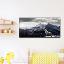 Lade das Bild in den Galerie-Viewer, Berglandschaft - voller runder Diamant - 80x40cm