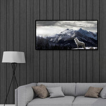 Lade das Bild in den Galerie-Viewer, Berglandschaft - voller runder Diamant - 80x40cm