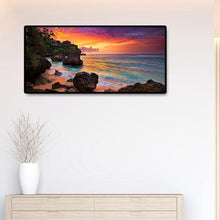 Lade das Bild in den Galerie-Viewer, Berglandschaft - voller runder Diamant - 80x40cm
