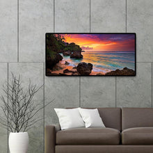 Lade das Bild in den Galerie-Viewer, Berglandschaft - voller runder Diamant - 80x40cm