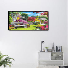 Lade das Bild in den Galerie-Viewer, Berglandschaft - voller runder Diamant - 80x40cm