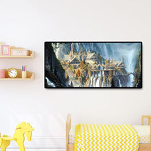 Lade das Bild in den Galerie-Viewer, Berglandschaft - voller runder Diamant - 80x40cm