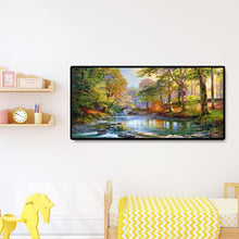 Lade das Bild in den Galerie-Viewer, Berglandschaft - voller runder Diamant - 80x40cm
