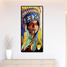 Lade das Bild in den Galerie-Viewer, Lady - voller runder Diamant - 45x85cm
