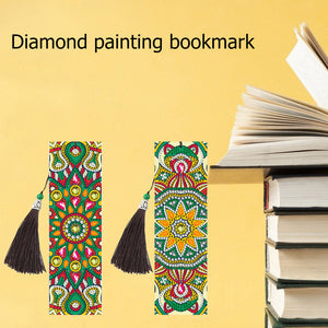 2pcs Mandala-DIY Diamond Painting Lesezeichen
