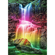 Lade das Bild in den Galerie-Viewer, Kreuz-Ctitch Wasserfall - voller quadratischer Diamant - 40x50cm