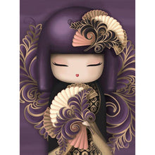 Lade das Bild in den Galerie-Viewer, Kreuz Ctitch Cartoon Mädchen - voller quadratischer Diamant - 40x50cm