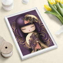 Lade das Bild in den Galerie-Viewer, Kreuz Ctitch Cartoon Mädchen - voller quadratischer Diamant - 40x50cm