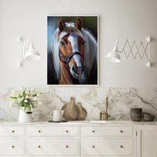 Lade das Bild in den Galerie-Viewer, Kreuz-Ctitch Pferd - voller quadratischer Diamant - 40x50cm