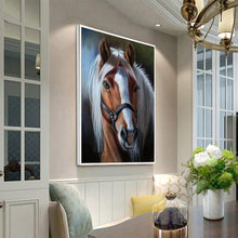 Lade das Bild in den Galerie-Viewer, Kreuz-Ctitch Pferd - voller quadratischer Diamant - 40x50cm