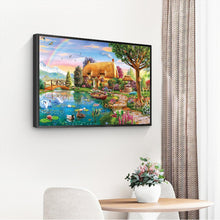 Lade das Bild in den Galerie-Viewer, Landschaft - voller quadratischer Diamant - 50x40cm