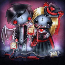 Lade das Bild in den Galerie-Viewer, Zeichentrickfiguren - voller runder Diamant - 40x40cm