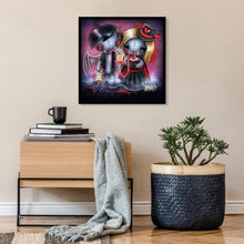 Lade das Bild in den Galerie-Viewer, Zeichentrickfiguren - voller runder Diamant - 40x40cm