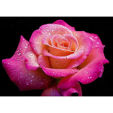 Lade das Bild in den Galerie-Viewer, Blume - voller runder Diamant - 40x30cm