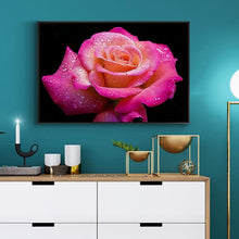 Lade das Bild in den Galerie-Viewer, Blume - voller runder Diamant - 40x30cm