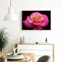 Lade das Bild in den Galerie-Viewer, Blume - voller runder Diamant - 40x30cm