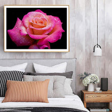 Lade das Bild in den Galerie-Viewer, Blume - voller runder Diamant - 40x30cm