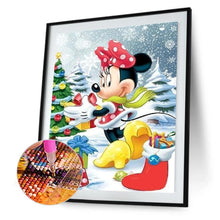 Lade das Bild in den Galerie-Viewer, Cartoon Maus - voller runder Diamant - 30x40cm