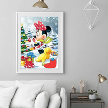 Lade das Bild in den Galerie-Viewer, Cartoon Maus - voller runder Diamant - 30x40cm