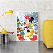 Lade das Bild in den Galerie-Viewer, Cartoon Maus - voller runder Diamant - 30x40cm