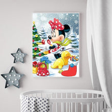 Lade das Bild in den Galerie-Viewer, Cartoon Maus - voller runder Diamant - 30x40cm