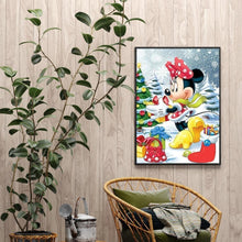 Lade das Bild in den Galerie-Viewer, Cartoon Maus - voller runder Diamant - 30x40cm