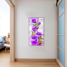 Lade das Bild in den Galerie-Viewer, Frische Blumen - voller runder Diamant - 30x48cm