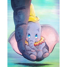 Lade das Bild in den Galerie-Viewer, Cartoon Elefant - voller quadratischer Diamant - 40x50cm