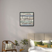 Lade das Bild in den Galerie-Viewer, Wort - voller quadratischer Diamant - 45x45cm