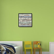 Lade das Bild in den Galerie-Viewer, Wort - voller quadratischer Diamant - 45x45cm