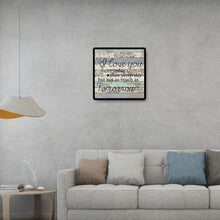 Lade das Bild in den Galerie-Viewer, Wort - voller quadratischer Diamant - 45x45cm