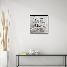 Lade das Bild in den Galerie-Viewer, Wort - voller quadratischer Diamant - 45x45cm