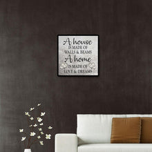 Lade das Bild in den Galerie-Viewer, Wort - voller quadratischer Diamant - 45x45cm