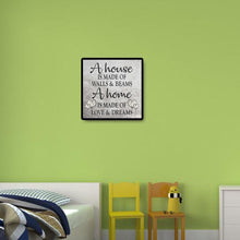 Lade das Bild in den Galerie-Viewer, Wort - voller quadratischer Diamant - 45x45cm