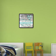 Lade das Bild in den Galerie-Viewer, Wort - voller quadratischer Diamant - 45x45cm