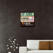 Lade das Bild in den Galerie-Viewer, Wort - voller quadratischer Diamant - 45x45cm