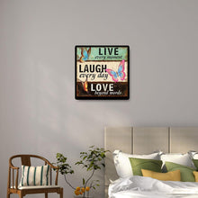 Lade das Bild in den Galerie-Viewer, Wort - voller quadratischer Diamant - 45x45cm